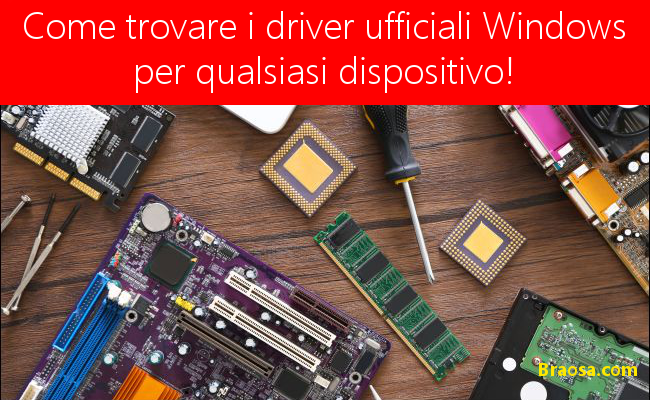 Come trovare i driver Windows ufficiali per qualsiasi dispositivo Come trovare i driver Windows ufficiali per qualsiasi dispositivo