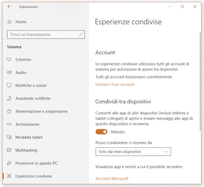 Invia messaggi tra le app sul tuo telefono e PC Invia messaggi tra le app sul tuo telefono e PC