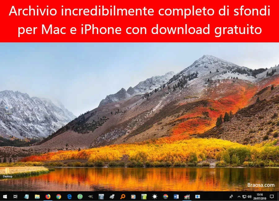 Archivio completo di sfondi per Mac e iPhone con download gratuito