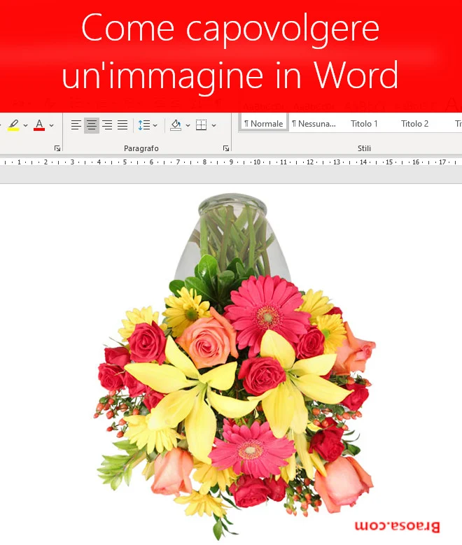 Come capovolgere e riflettere un'immagine in Word Come capovolgere e riflettere un'immagine in Word