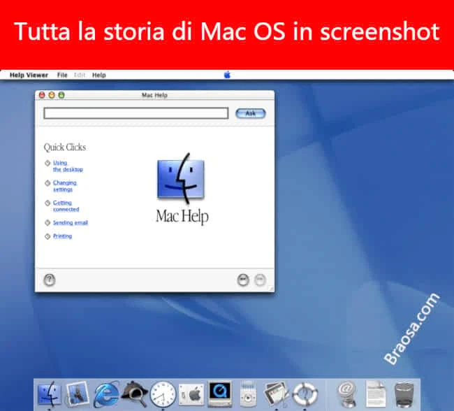 La storia completa di Mac OS X, in screenshot La storia completa di Mac OS X, in screenshot