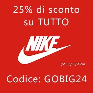 Codice sconto NIKE gobin29