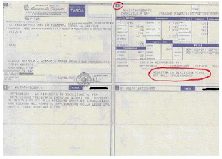 Codici Classe Euro 1 sul libretto Codici Classe Euro 1 sul libretto