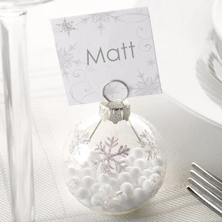 Neviti Palline di Natale segnaposto