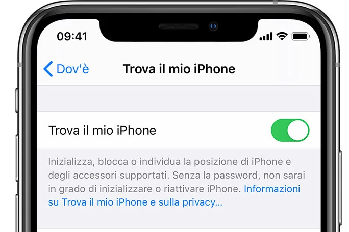 Trova il mio iphone